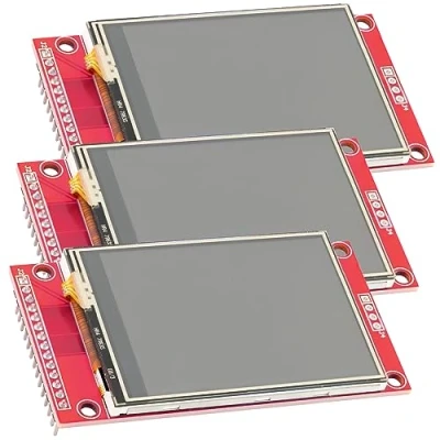 Imagen de AZDelivery 3 pantallas táctiles LCD TFT de 2,4 pulgadas para Arduino y Raspberry Pi