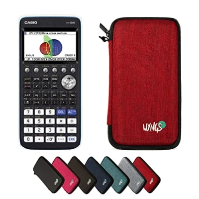 Imagen de CALCUSO Paquete Básico Rojo con Calculadora Grafica Casio FX CG 50