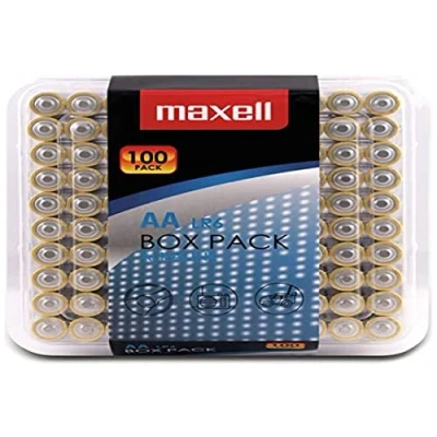 Imagen de Maxell LR6 Pack de 100 Pilas alcalinas (LR6, AA)