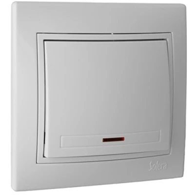 Imagen de SOLERA 42903 CONMUTADOR/Interruptor Luminoso 10AX 250V S.Europa, 250 V, Neutro
