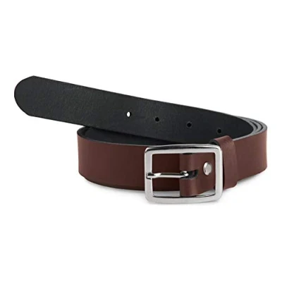 Imagen de Merry Style Cinturón de Cuero para Mujer D41 (Marrón Oscuro 2, 85 cm (Largo total 104 cm))