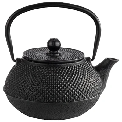 Imagen de APS 10995 ASIA Tetera (hierro fundido, incluye colador de té, tapa extraíble, 0,8 L)