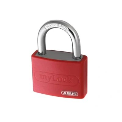 Imagen de Abus 50012 Candado personalizable (aluminio, 40 mm, moderno) color rojo
