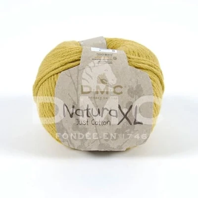 Imagen de DMC Natura XL Ovillo para tricot y ganchillo 100% algodón Ideal decoración, complementos prendas de vestir 100g 75m 23 colores