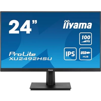 Imagen de iiyama XU2492HSU B6 24&quot; Panel IPS, 1920x1080100Hz, 250cd/m², Altavoces, HDMI, DisplayPort, 0,4ms MPRT, FreeSync, USB HUB 4X 3.2 (23,8&quot; Vis)