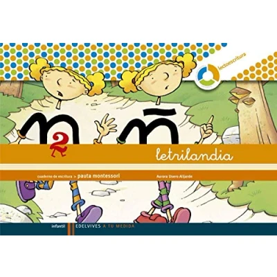 Imagen de Letrilandia Lectoescritura cuaderno 2 de escritura (Pauta Montessori) (A tu medida (Entorno lógica matemática)) 9788426371409