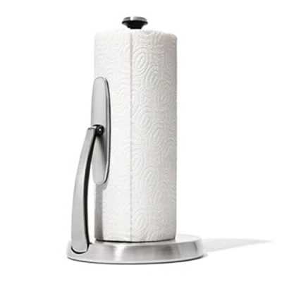 Imagen de OXO Good Grips Soporte y portarrollos de papel cocina acero inoxidable