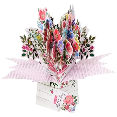 Imagen de Second Nature Tarjeta de felicitación cumpleaños con flores