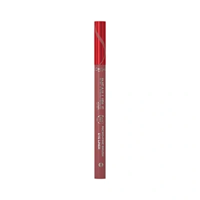 Imagen de L&#039;Oréal Delineador Infaillible Micro Fine Liner 36 horas, Tono 03 Anciest Rose, 2 Unidades (Paquete de 1)