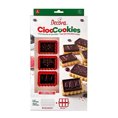 Imagen de DECORA 0255157 2 Piece Set for Biscuits and Chocolates Christmas