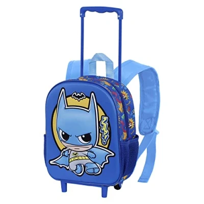 Imagen de DC Comics Batman Mochila 3D con Ruedas Pequeña, 26 x 34 cm, Capacidad 12,5 L, Multicolor Zap