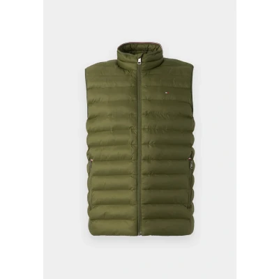 Imagen de Tommy Hilfiger Chaleco Hombre Packable Recycled Vest cuello alto, Verde (Huntsman Green), XXL