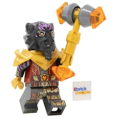 Imagen de LEGO Ninjago Dragons Rising: Minifigura de Lord Ras con martillo dorado