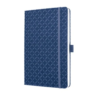 Imagen de SIGEL JN101 Libreta Jolie, tamaño similar al formato DIN A5, rayada, tapa dura, color azul oscuro