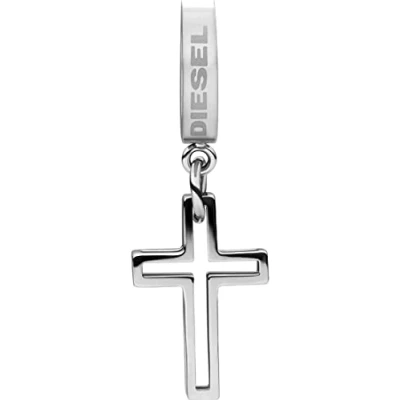 Imagen de Diesel Earring Unisex Pendientes silvercoloured, Talla: One Size, Silver coloured