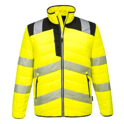 Imagen de Portwest Chaqueta Acolchada De Alta Visibilidad Pw3, Tamaño: XXXL, Color: Amarillo/Negro, PW371YBRXXXL