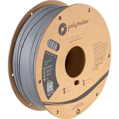Imagen de Polymaker PolyLite ASA Gris 1.75mm 1kg