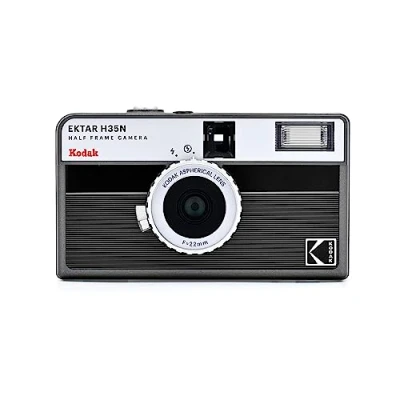 Imagen de Kodak Ektar H35N cámara de película medio marco 35 mm, función bombilla, filtro estrella, lente recubierta (película y batería no incluidas)