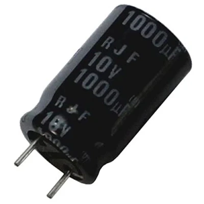 Imagen de Condensador Elko 20x radial 1000µF 10V electrolítico hasta 105C 1000uF de Elna