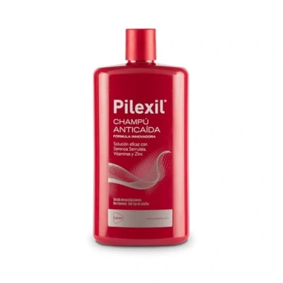 Imagen de PILEXIL ANTICAIDA Champú Anticaída 500 ml, Tratamiento de Uso Frecuente, Frena la Pérdida del Cabello, Normaliza su Ciclo, Gran Eficacia, para Hombres y Mujeres