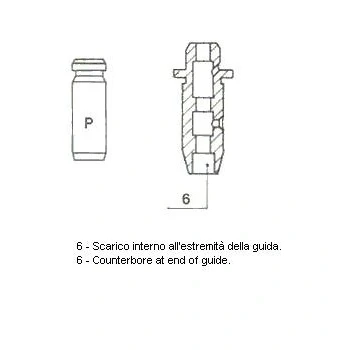 Imagen de Guía de válvula METELLI 01 S3023