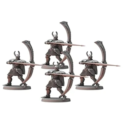 Imagen de Dark Souls The Role Playing Game: Silver Knight Greatbowmen Miniaturas y Cartas estadísticas. DND, RPG, D&amp;D, Dungeons &amp; Dragons. Compatible con 5E