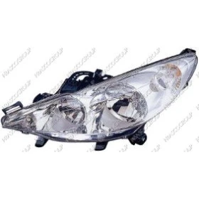 Imagen de PRASCO PG3204904 Faros izquierda H7/H1, H7, H1 transparente para circulación por la derecha con electromotor servomotor reg. alcance luces