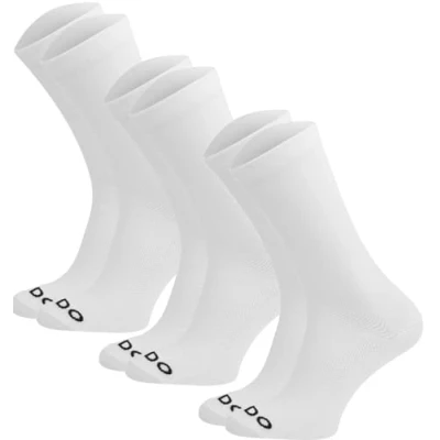 Imagen de TODO Calcetines de ciclismo para hombre y mujer, transpirables carretera, hombre, también correr, 3 x blanco, 35 38