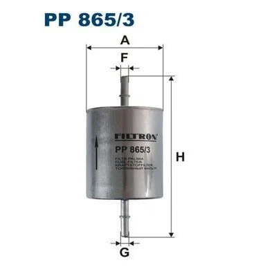Imagen de Filtro combustible FILTRON PP 865/3
