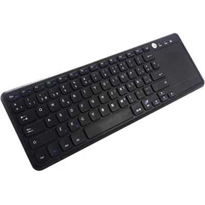 Imagen de Teclado Inalámbrico Coolbox Cooltouch 2.4ghz Con Touchpad Multitáctil, Versión Española, Negro