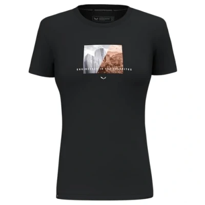 Imagen de Salewa Pure Design Dry Camiseta para Mujer, Color Negro, Talla XS
