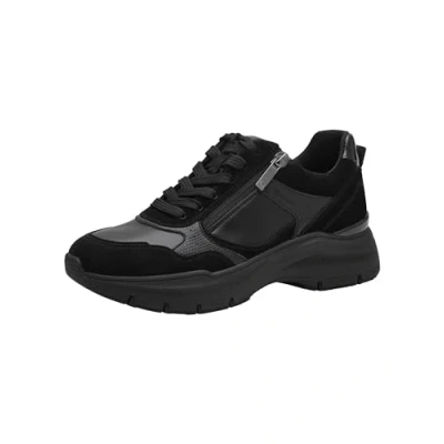 Imagen de Tamaris Zapatillas para Mujer con Plantilla Extraíble, Negro Liso, 38 EU