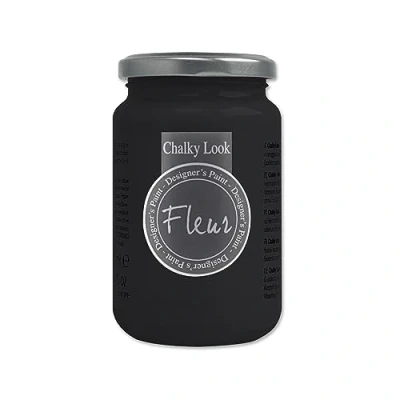 Imagen de Fleur Paint 12302 Pintura mineral (base agua, 330 ml) color negro