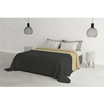 Imagen de Elegant Ropa DE Cama Italiano Colcha Verano Hazel/Gris Doble 260 x 270 cm