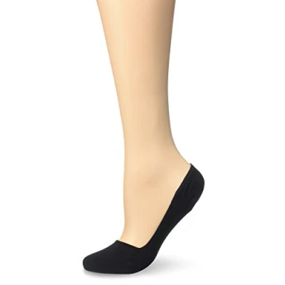 Imagen de Dim Pack De Salvapies Algodón Basic Cotton Mujer x2, Negro, 35 38