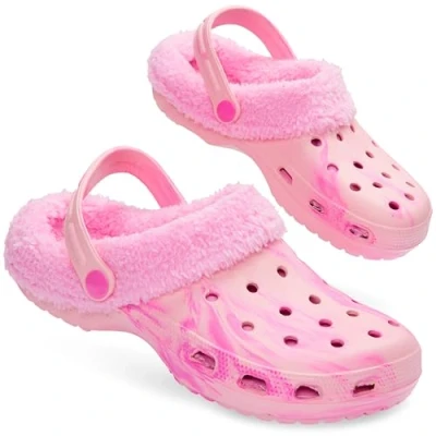 Imagen de CityComfort Zuecos Invierno con Forro Sherpa para Mujer Regalos Mujeres (Rosa teñido, 38 EU)
