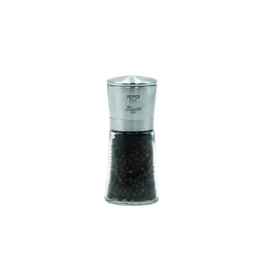 Imagen de Bisetti Pepper Pimienta Tapón, acero inoxidable, plata/transparente