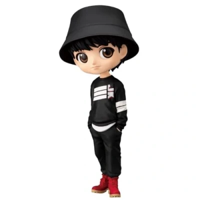 Imagen de Banpresto BP18657 Figura Q Posket Jung Kook BTS TinyTAN Mic Drop Volumen 2, 14 cm, Multicolor
