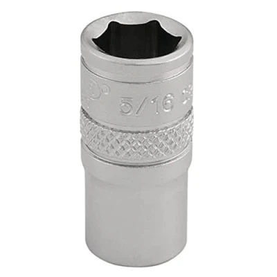 Imagen de Draper b af/MS 1/4 &quot;Square Drive Socket Imperial (5/16&quot;), azul