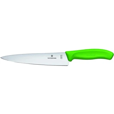 Imagen de Victorinox Swiss Classic, Cuchillo de cocina, Filo recto, Hoja extra afilada, Apto para lavavajillas, Acero inoxidable, Verde