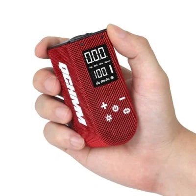 Imagen de Bomba de Bicicleta, Bike Pump Portátil con Medidor, Mini para Bicicleta Portatil y Electrica función Memoria, Recargable, 100PSI, Presta Schrader