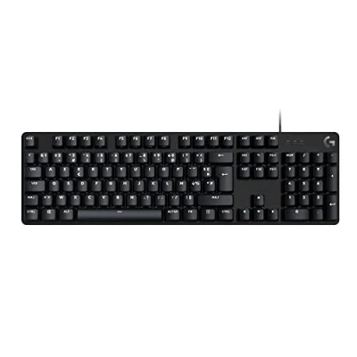 Imagen de Logitech G 413 SE Teclado mecánico de Juego Completo retroiluminado con interruptores mecánicos táctiles, antighosting, para Windows y MacOS, diseño AZERTY Belga, Color Negro