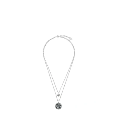 Imagen de s.Oliver collar con colgante de señoras acero inoxidable, cristal, 40/45+3 cm, plata, Viene en caja regalo joyería