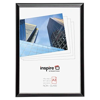 Imagen de OfficeCentre EASA3BKP Easy Loader Frame A3 Certificate/Photo / Poster in Black with Non Glass Front