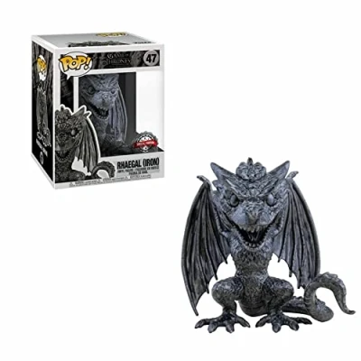 Imagen de Funko Figura Pop Juego de Tronos Rhaegal Iron Exclusive Muñecos acción, Multicolor (122473)