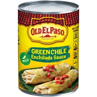 Imagen de Old El Paso Salsa Enchilada de Chile verde suave, 283 g (paquete 3)