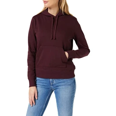 Imagen de Amazon Essentials Sudadera de Felpa Francesa con Capucha (Disponible en Tallas Grandes) Mujer, Burdeos, XXL