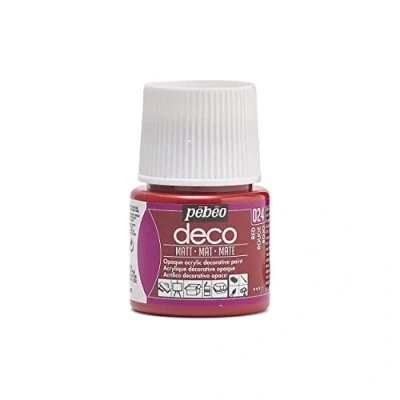 Imagen de Pébéo 204024 29 Pintura acrílica (Mate, 45 ml), Color Rojo