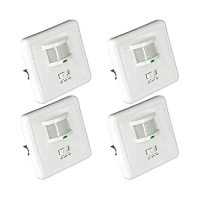 Imagen de Pack 4 interruptores con sensor infrarrojo de movimiento y crepuscular 7hsevenon home