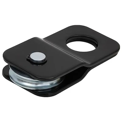 Imagen de vidaXL Polea Reenvío Cabrestante Tipo Pasteca Roldana Móvil Inversión Acero Grúas Tracción Elevación Cargas Coches Barcos Remolques Motos 4 Toneladas